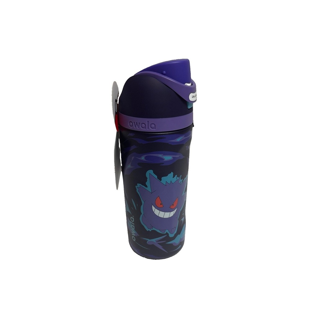 Pokémon x Owala FreeSip 16 oz Gengar in the Shadows Stainless Steel Water Bottle